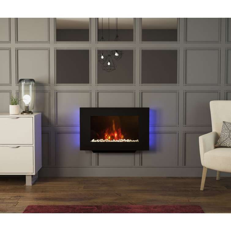 Flare Azonto Wall Hung Electric Fire Wayfair.co.uk